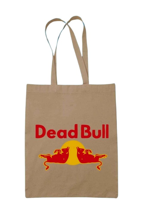 Dead bull vászontáska, natúr, 42 x 38 cm