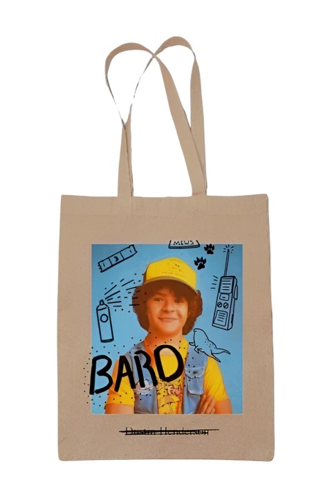 Bard stranger things vászontáska, natúr, 42 x 38 cm