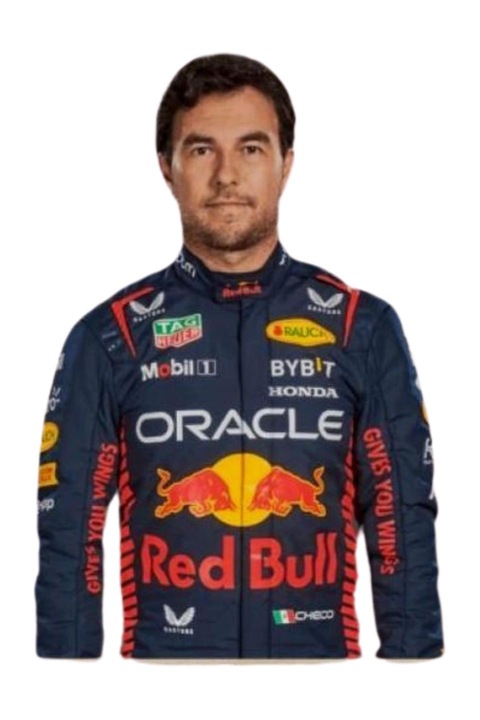 Sergio Perez Formula 1 2024 vászontáska, natúr, 42 x 38 cm