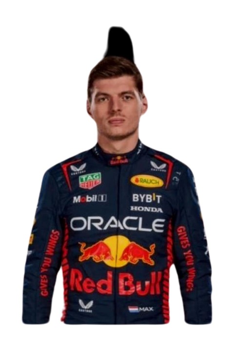 Max Verstappen Formula 1 2024 vászontáska, natúr, 42 x 38 cm