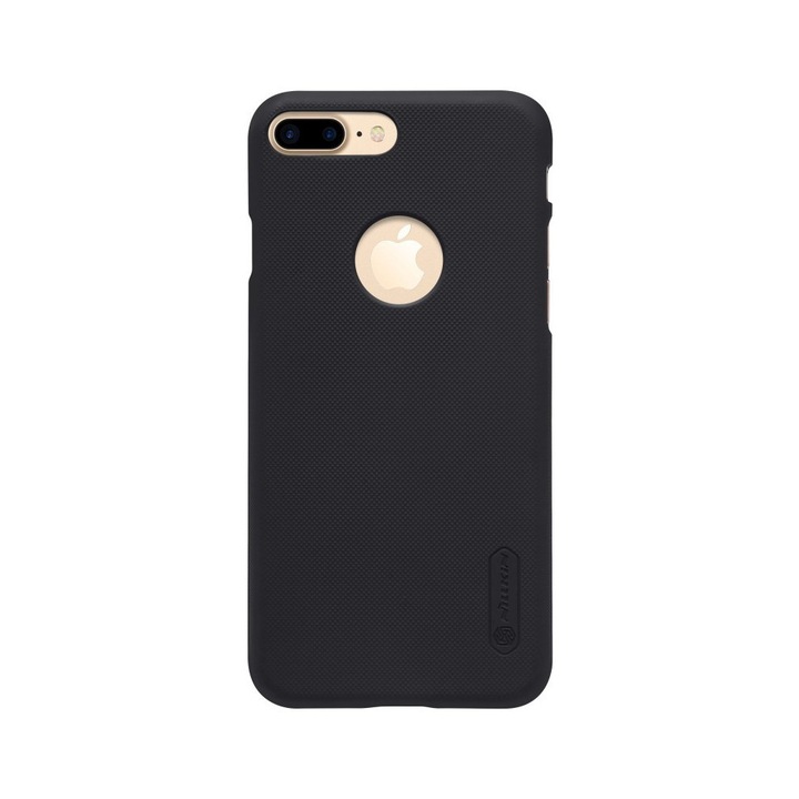 Калъф Apple iPhone 7 Plus Nillkin Frosted Shield Black + Защитно фолио
