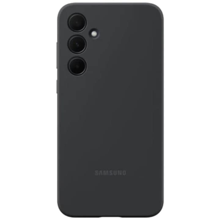 Силиконов калъф Samsung, съвместим с Samsung Galaxy A35 Black
