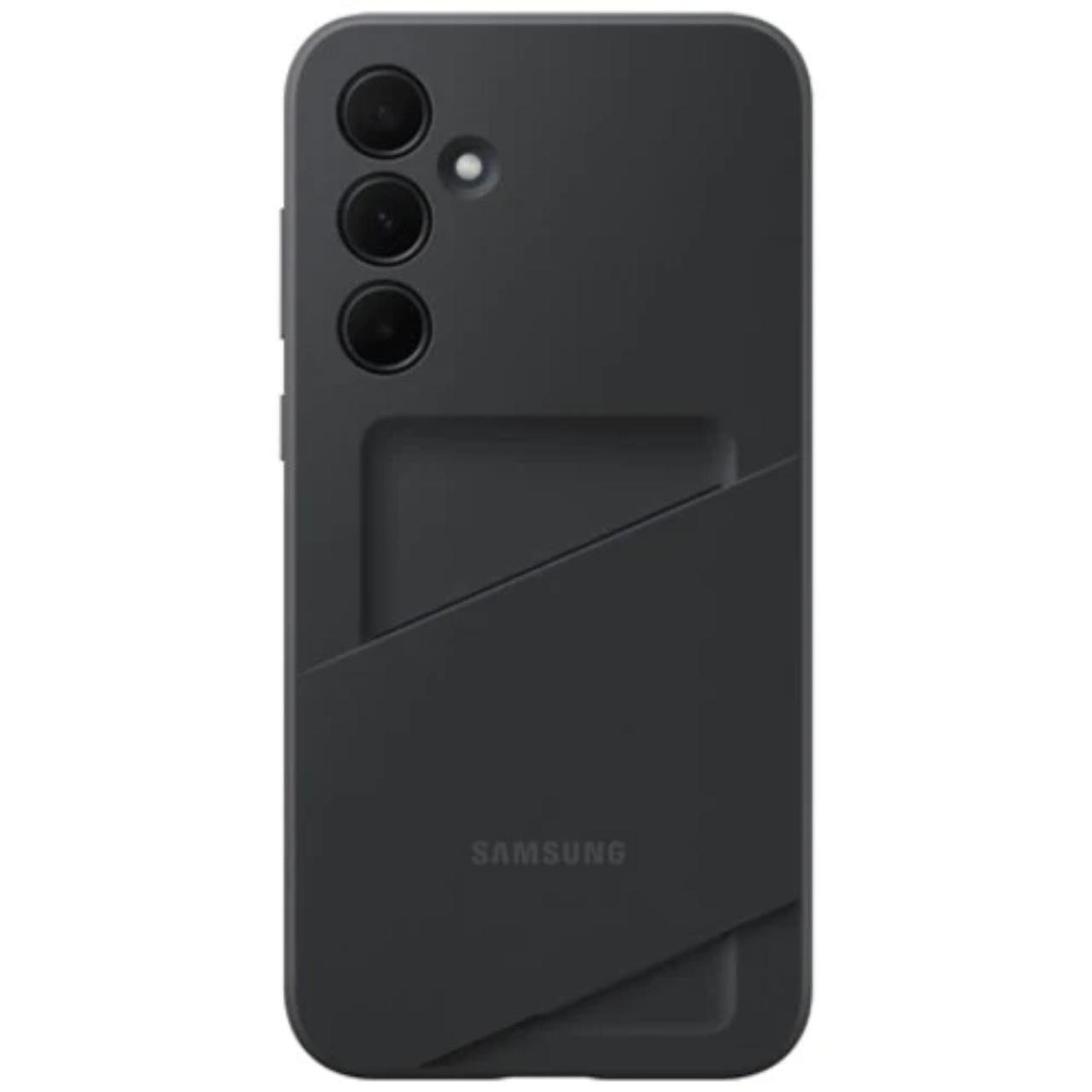 Husa Samsung Card Slot Cover compatibila cu Samsung Galaxy A35 Black