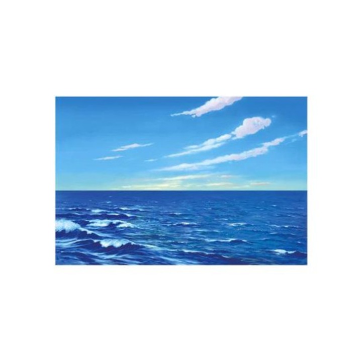 Fundal apa si cer din fetru, fara suport pentru flanelograf, 81 x 122cm, predare creativa, grupe copii, scoli, gradinite, biserici