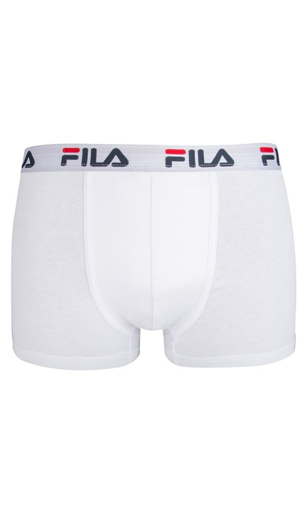 Boxeri barbati, bumbac, alb, Fila, S, Alb