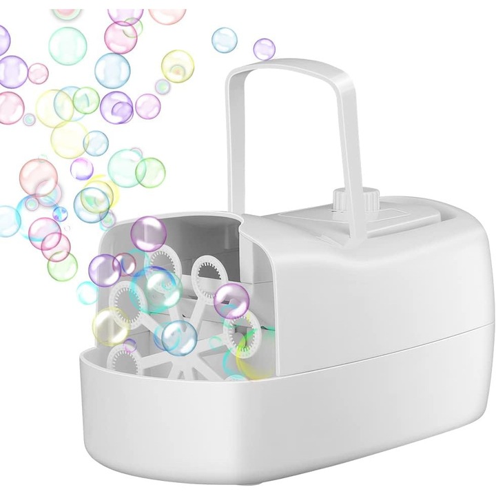 Masina de facut baloane Haibei, automata, 2 viteze, 2 surse alimentare (USB si baterii), 1500 baloane/minut, usoara, portabila, pentru petreceri, nunti, exterior