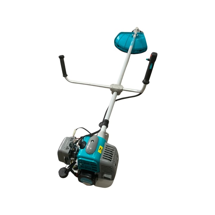 Motocoasa Broman 6200+, 5200 CC, 8.3 CP, 9000 RPM, 6200W, cu motor in 2 timpi cu 8 accesorii incluse