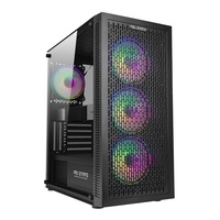 Carcasa PC Pro Gaming Gladius, Middle Tower, ATX, controller ARGB, 4x Fan ARGB, fara sursa