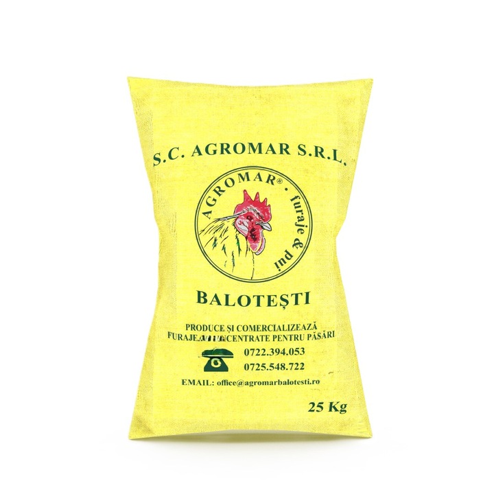 Furaj pui crestere sistem intensiv 25kg