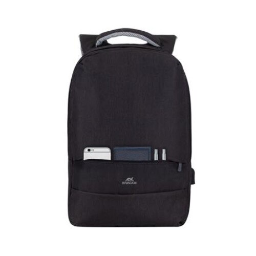 Rucsac pentru notebook, Rivacase, 15.6", cu mouse wireless, "Prater 7563", negru