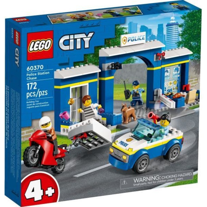 LEGO City - Hajsza a rendőrkapitányságon, 4+ év, 172 elem, Járművek