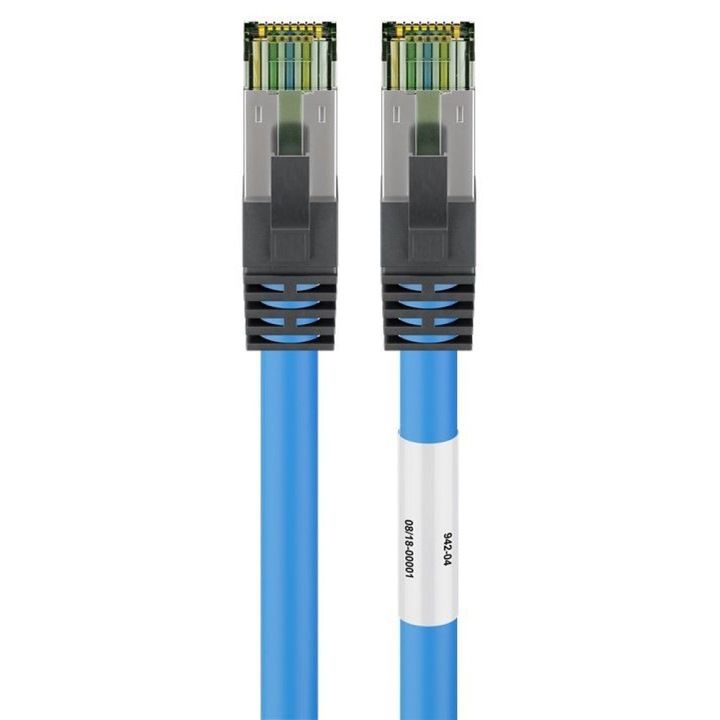 Goobay 45662 8.1 Szerelt S / FTP (PiMF) kábel 5 m kék szín