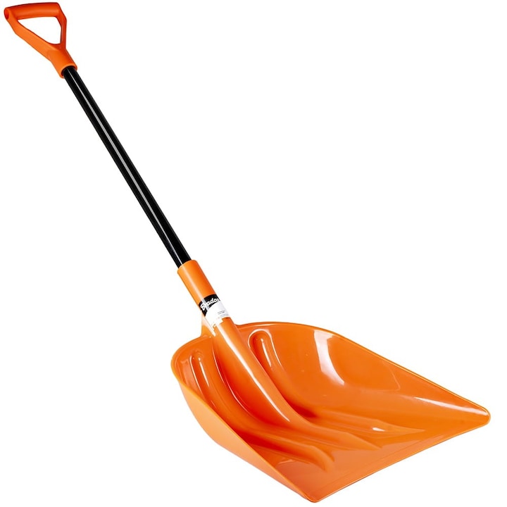 Lopata de zapada cu maner metalic Bradas KT-CXG809, Negru / Portocaliu
