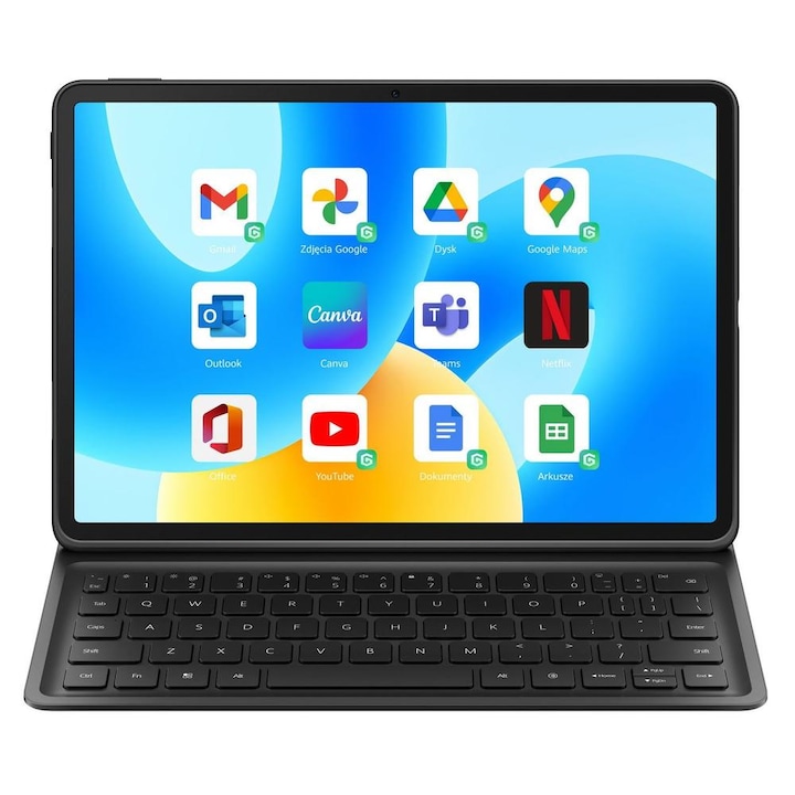 Huawei MatePad 11.5 táblagép, Qualcomm Snapdragon 7 Gen 1 processzor, IPS képernyő 11 "5", 8 GB RAM, 128 GB Flash, WiFi, Bluetooth, 8 MP+13 MP, Harmony OS Grey