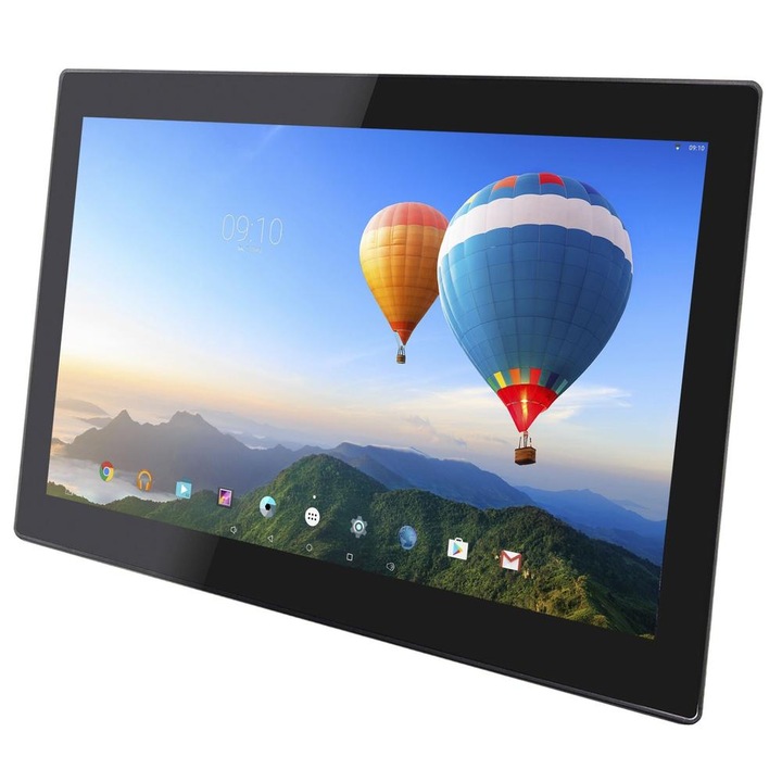 Таблет Xoro MegaPad 1404 V7, шестядрен процесор Cortex A17, IPS FHD 14" LCD екран, 2x 3W, 4GB RAM DDR4, 64GB Flash, Bluetooth, Wi-Fi, Android черен