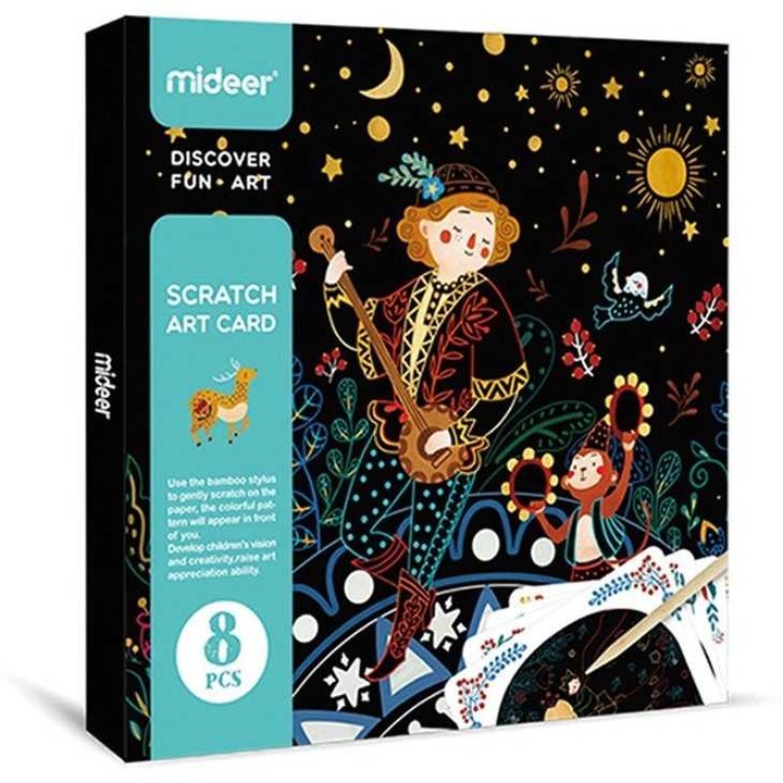 Set Scratch art Happy Time Boy, Mideer