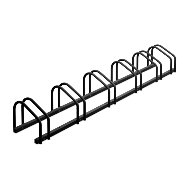 Suport pentru 6 biciclete 27 x 163.5 x 33 cm, Relaxdays, antracit