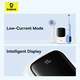 Powerbank Baseus QPow Pro+, 20000mAh, 22,5W, дисплей, вграден USB-C, бял