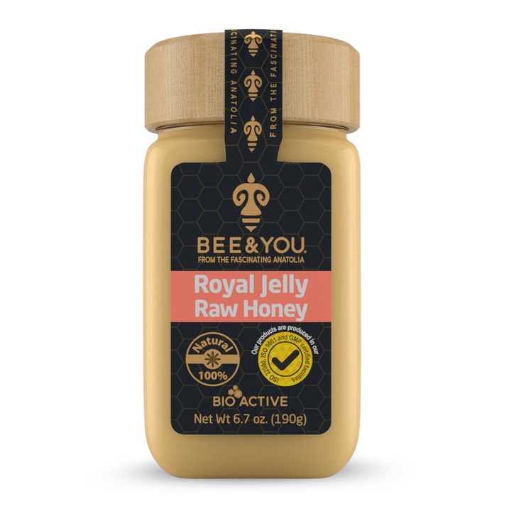 Natúr SUPERFOOD Bee&You, méhpempő és nyers méz, 190 g
