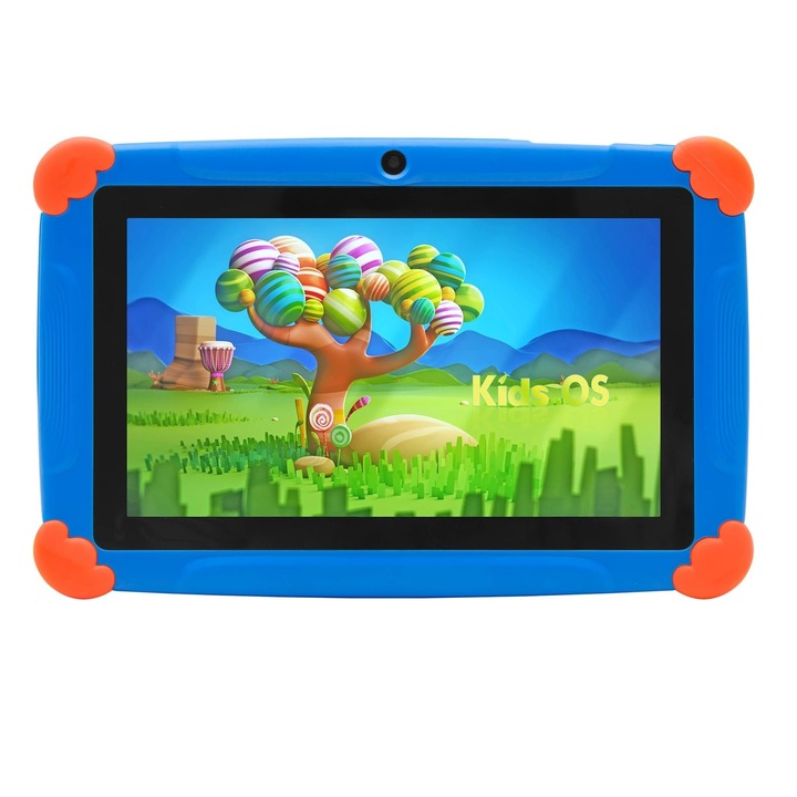 Детски таблет NUBI Wintouch K77, Android 7, 1GB RAM, 7 Inch, 8GB, WIFI, Две камери, Родителски контрол, Син
