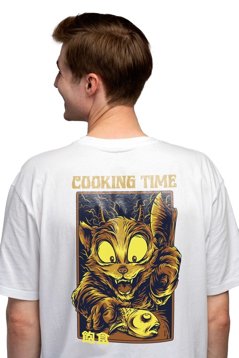 Мъжка тениска, Cooking Time, Чисто бяло