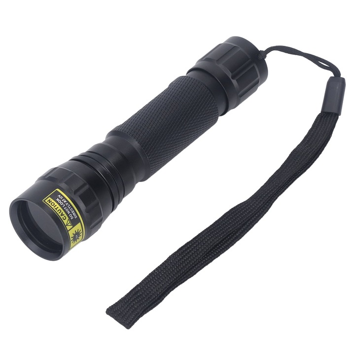 UV фенерче, QttvbTna, 365nm, 5W, 130mm, черно