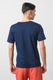 U.S. Polo Assn, Tricou de bumbac cu decolteu la baza gatului, Albastru ultramarin, 4XL