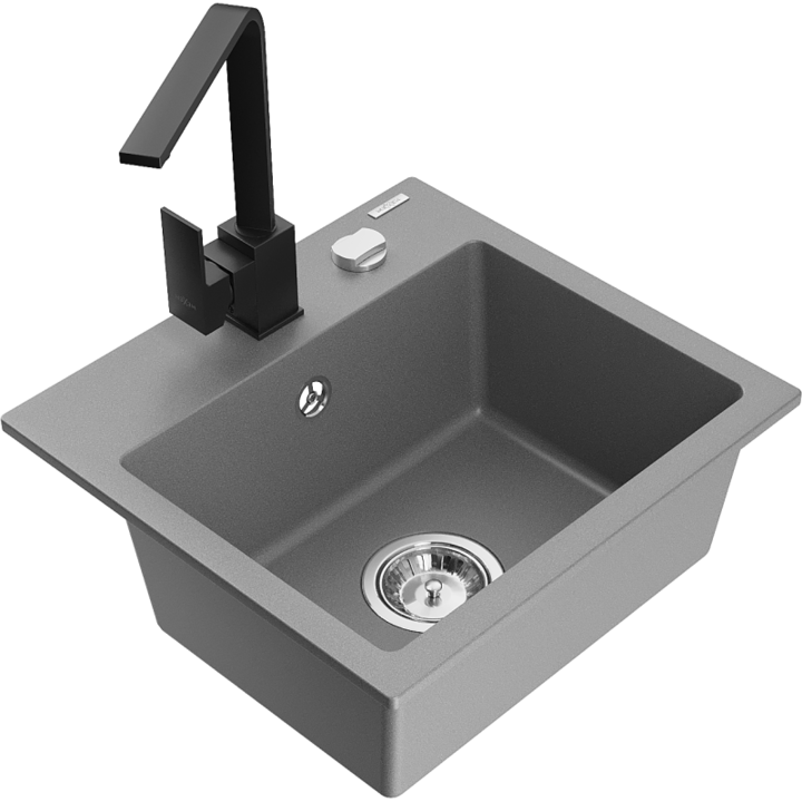 Chiuveta din granit cu baterie, Mexen, 17169, Granit, 435 mm x 161 mm