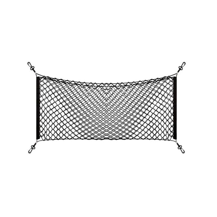 Мрежа за багажник на кола за закрепване на багаж, 120Х70см