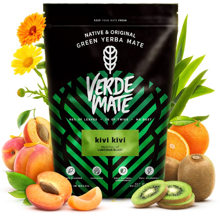 Чай Yerba Mate, Verde Mate, Kivi Kivi, 500гр