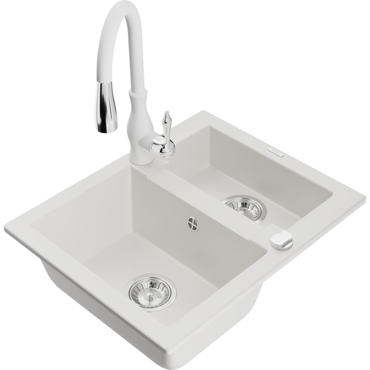 Chiuveta din granit cu baterie, Mexen, 18264, Granit, 582 mm x 162 mm