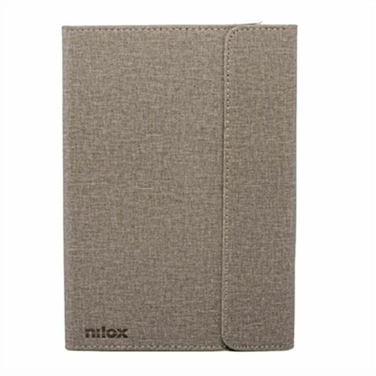 Husa tableta Nilox, NXFB005, inchidere magnetica, universala, 10.1"-10.5", gri