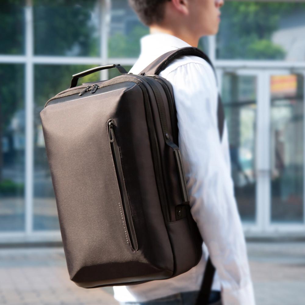 Rucsac laptop 15.6" smart business, impermeabil, cu port de incarcare USB, KINGSONS, 29x18x45.5 cm, Negru