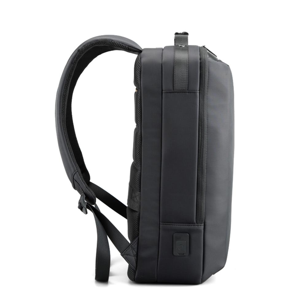 Rucsac laptop 15.6" smart business, impermeabil, cu port de incarcare USB, KINGSONS, 29x18x45.5 cm, Negru