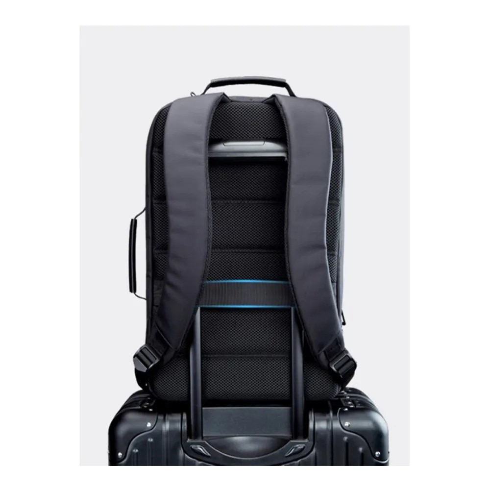 Rucsac laptop 15.6" smart business, impermeabil, cu port de incarcare USB, KINGSONS, 29x18x45.5 cm, Negru