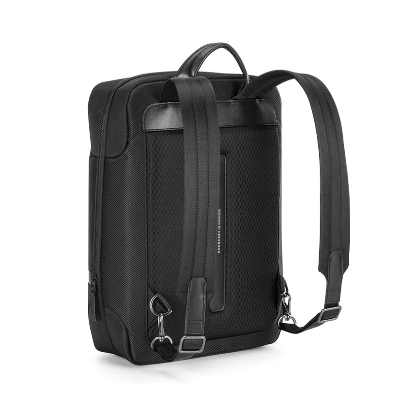 Rucsac laptop 15.6" casual business urban, ingust, impermeabil, KINGSONS, 28.5x11.5x41 cm, Negru