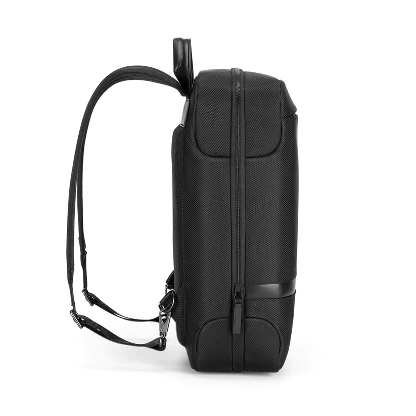 Rucsac laptop 15.6" casual business urban, ingust, impermeabil, KINGSONS, 28.5x11.5x41 cm, Negru