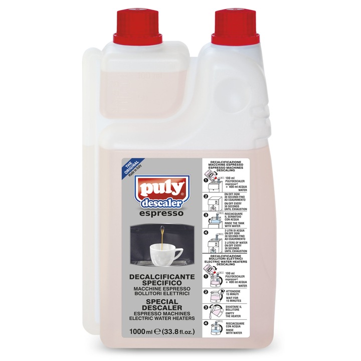 Detergent Puly Descaler Espresso lichid decalcifiere 1000 ml