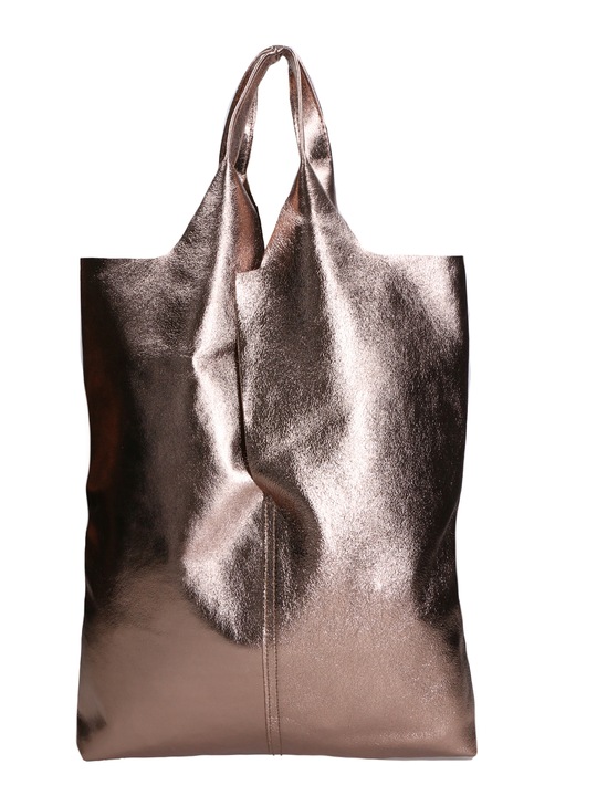 Gave Lux, Geanta hobo de piele cu etui, Bronz