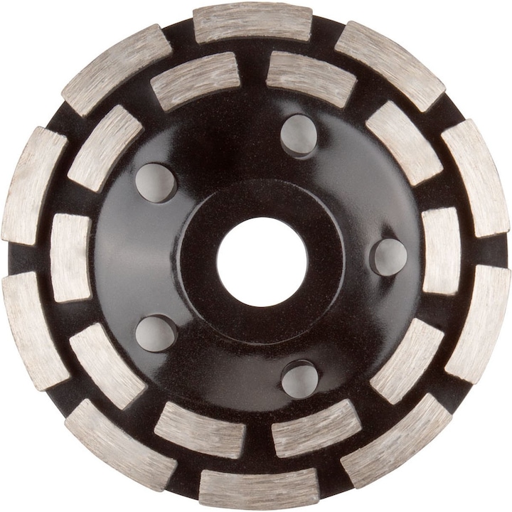 Disc de slefuit cu placi diamantate parkside 125mm pentru polizoare unghiulare standard PDST 125