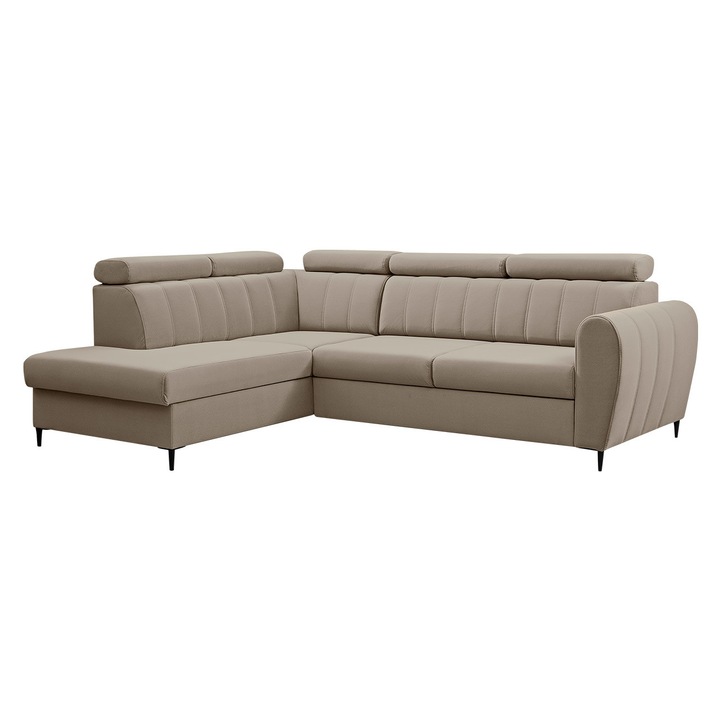 Coltar Patruzo L, MIRJAN24, bej, stanga, 264x200x90 cm