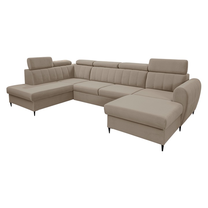 Coltar Patruzo XL, MIRJAN24, bej, dreapta, 355x200x90 cm