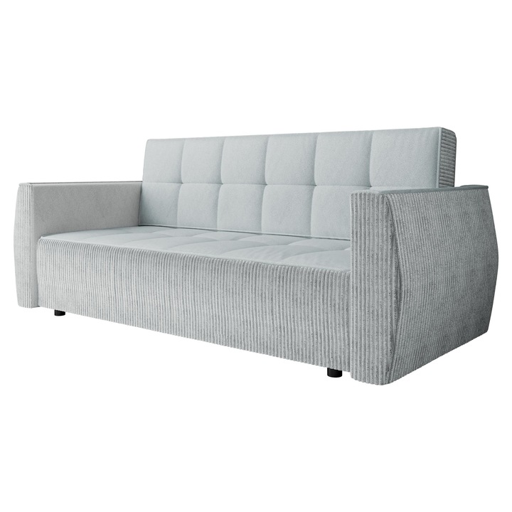 Canapea Pixalo Reiat, MIRJAN24, gri deschis, 225x98x93