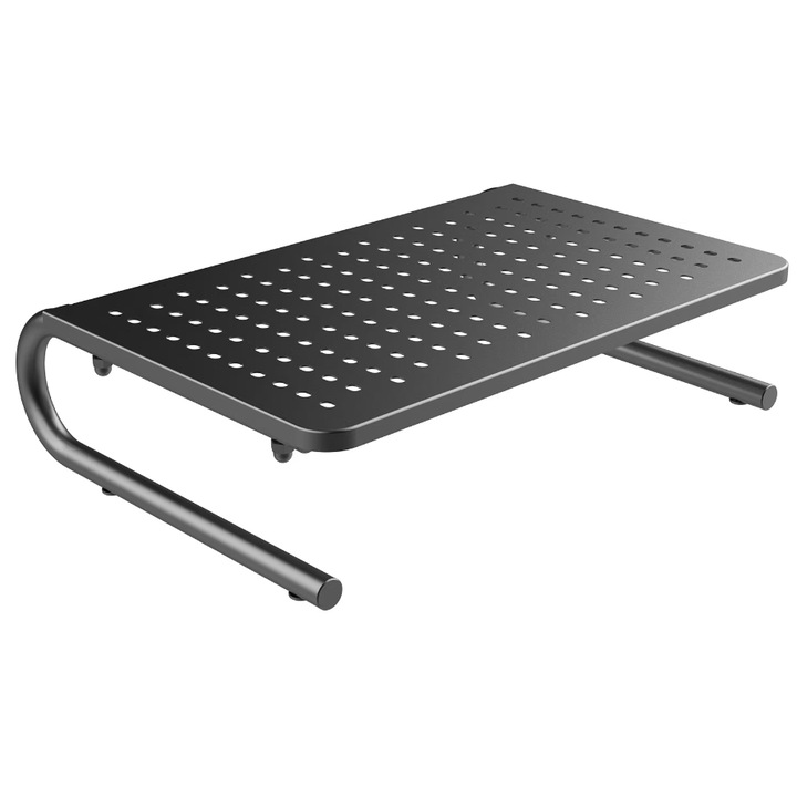 Suport pentru monitor sau laptop Maclean MC-948, 13-32, 37 x 23.5 x 10 cm, 20 kg, negru