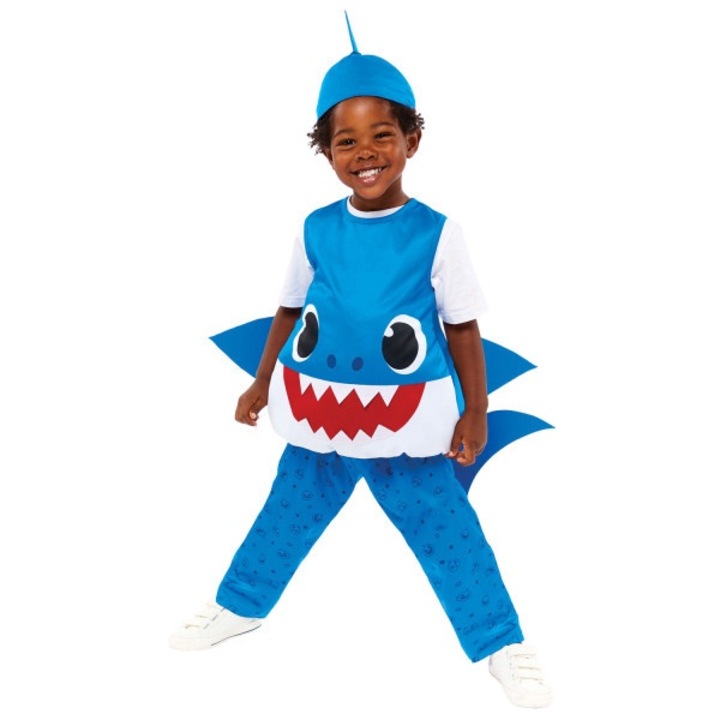 Costum Baby Shark, Daddy Shark pentru copii,1 - 2 ani, 92 cm