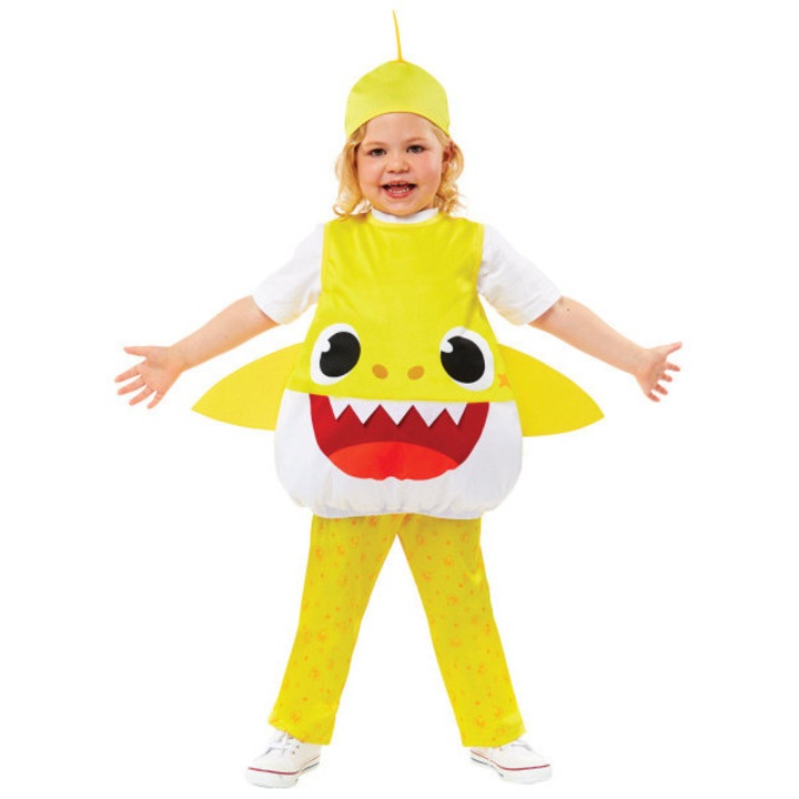Costum pentru copii, Baby Shark, Galben, 1-2 ani
