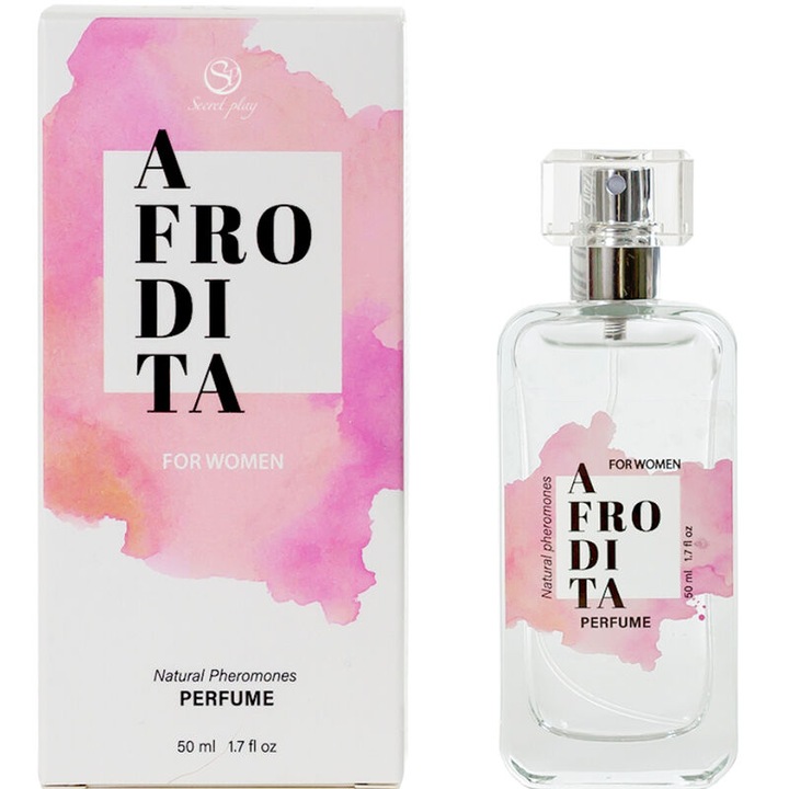 Parfum cu feromoni AFRODITA SecretPlay, pentru femei, arome seducatoare, 50 ml