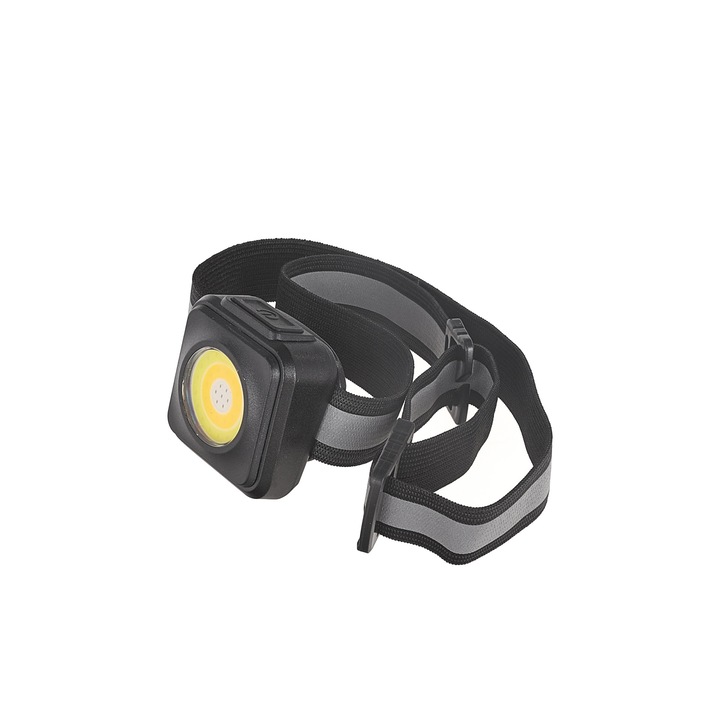 COB LED челник, 3 W, 500 mAh, 500 lm, IP44, удароустойчив, Geko G15117