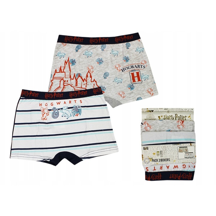 Harry Potter gyerek boxeralsó 2 darab/csomag 10/12 év - 75680