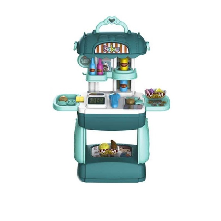 Konyhai játékkészlet, táskában, 35 db, 24x22x13 cm, Sbk, +3 év